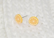 Boucles d'oreilles Tranches d'oranges